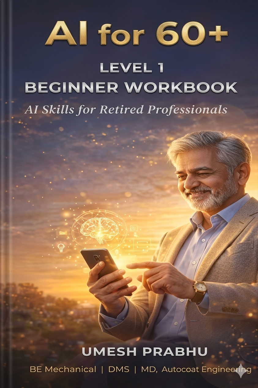 AI for 60+ Level 1 - Beginner Workbook by Umesh Prabhu
